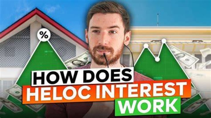 How does interest work on a HELOC?